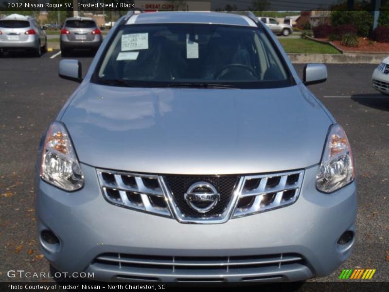 Frosted Steel / Black 2012 Nissan Rogue SV