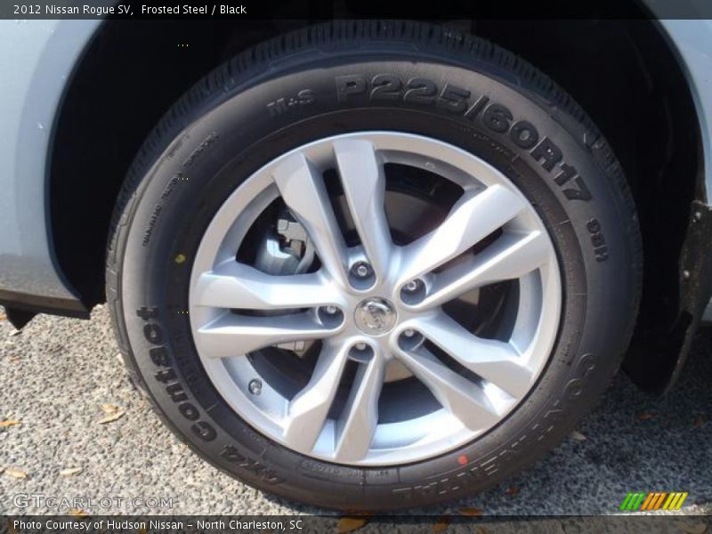 Frosted Steel / Black 2012 Nissan Rogue SV