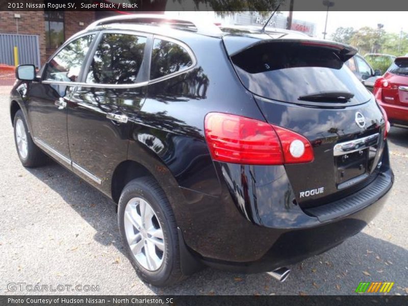 Super Black / Black 2012 Nissan Rogue SV