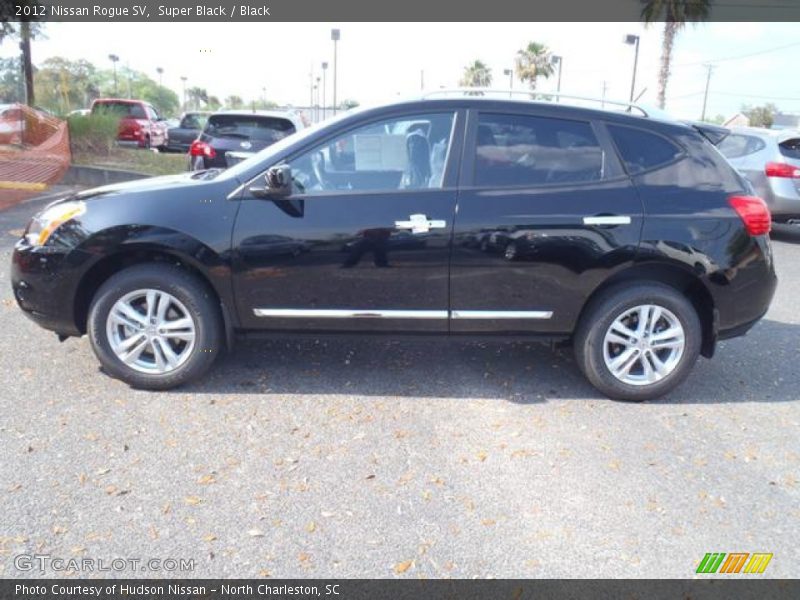 Super Black / Black 2012 Nissan Rogue SV