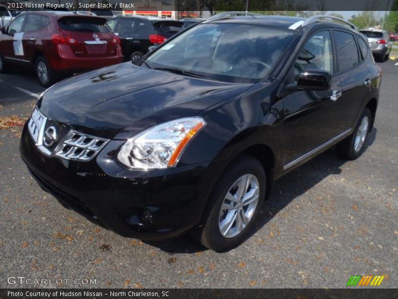 Super Black / Black 2012 Nissan Rogue SV