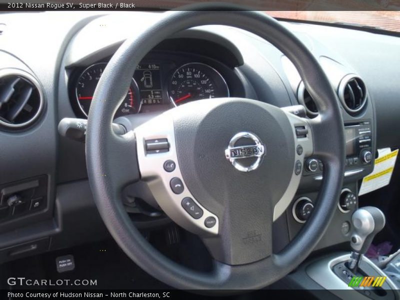 Super Black / Black 2012 Nissan Rogue SV