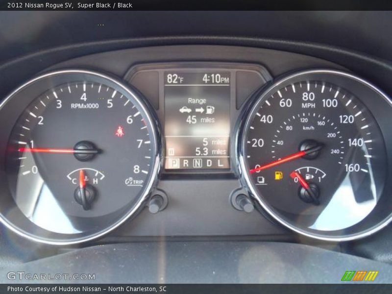 Super Black / Black 2012 Nissan Rogue SV