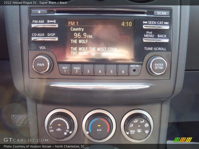 Super Black / Black 2012 Nissan Rogue SV
