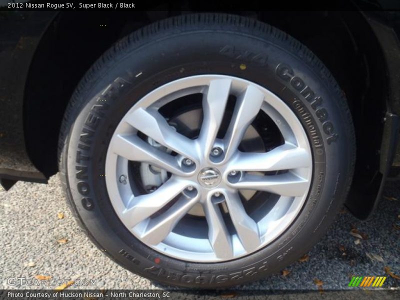 Super Black / Black 2012 Nissan Rogue SV