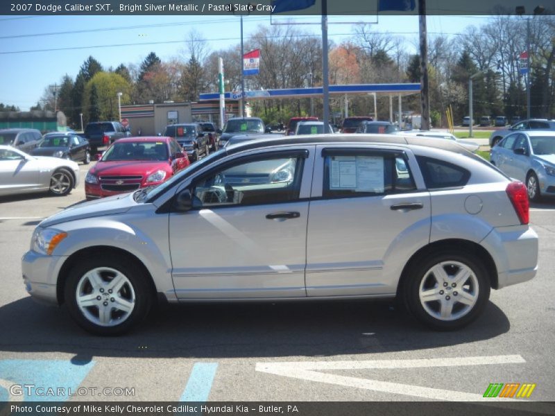 Bright Silver Metallic / Pastel Slate Gray 2007 Dodge Caliber SXT