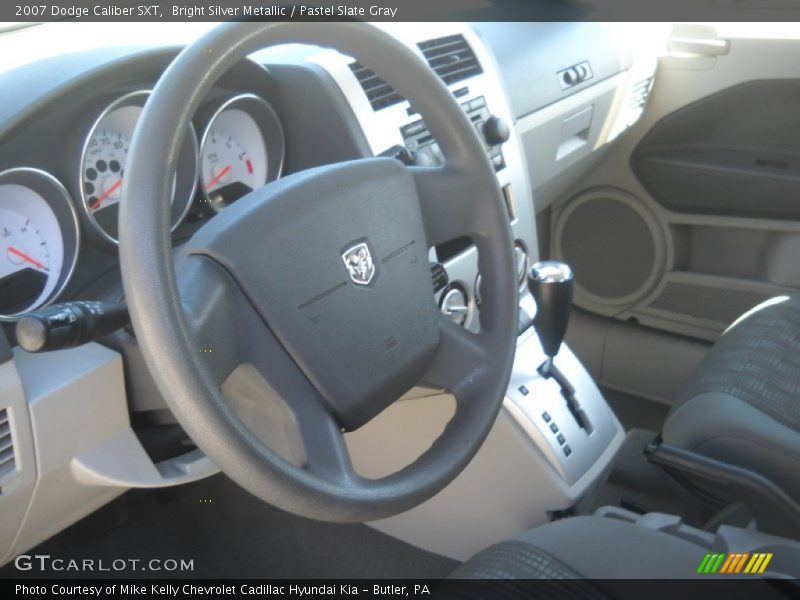 Bright Silver Metallic / Pastel Slate Gray 2007 Dodge Caliber SXT