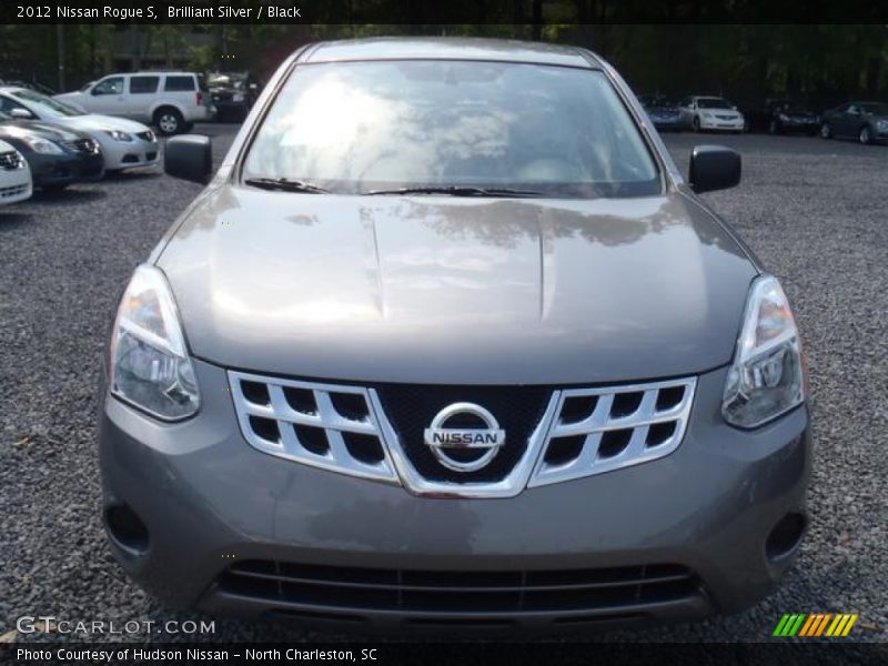 Brilliant Silver / Black 2012 Nissan Rogue S