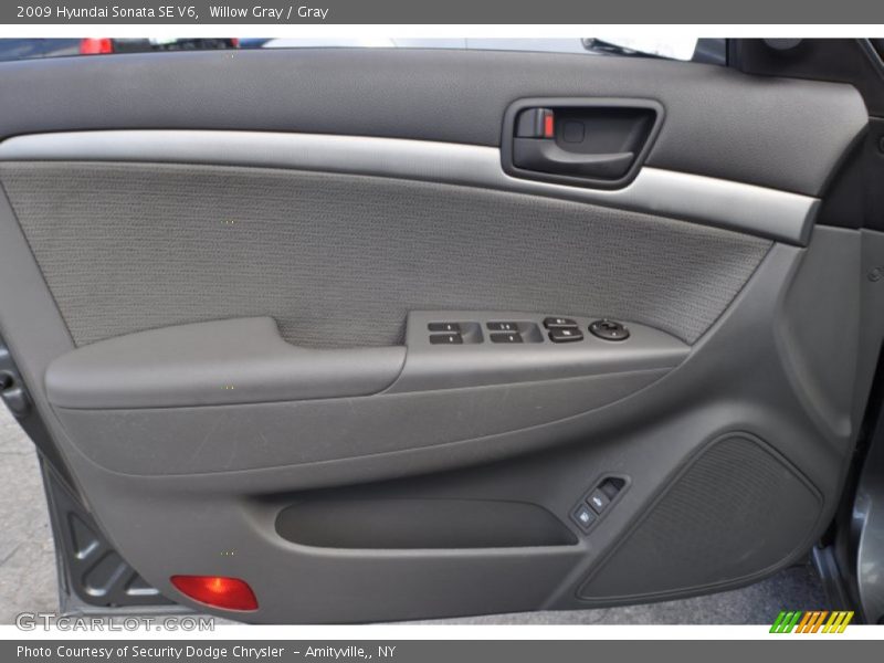 Willow Gray / Gray 2009 Hyundai Sonata SE V6