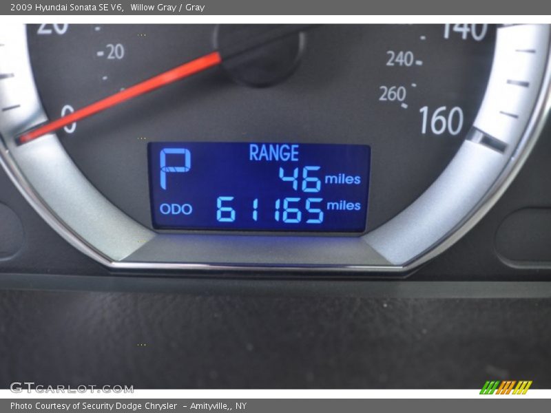 Willow Gray / Gray 2009 Hyundai Sonata SE V6