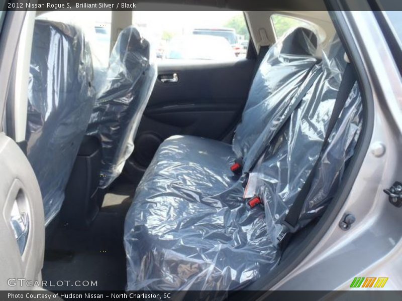 Brilliant Silver / Black 2012 Nissan Rogue S