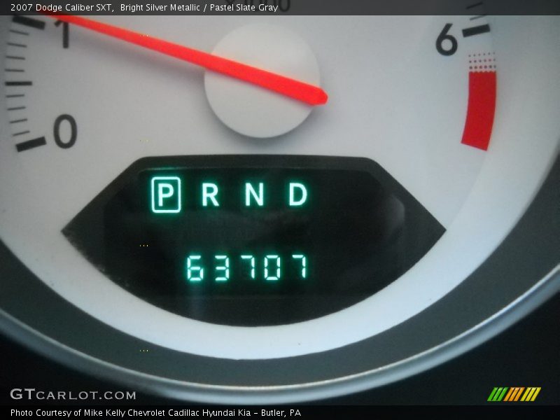 Bright Silver Metallic / Pastel Slate Gray 2007 Dodge Caliber SXT