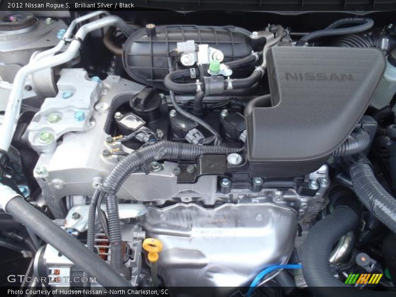 Brilliant Silver / Black 2012 Nissan Rogue S