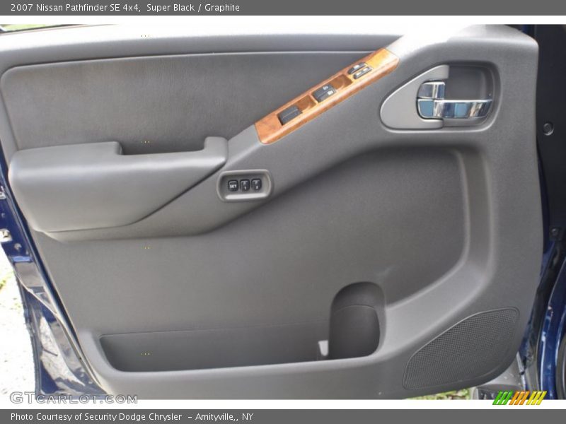 Super Black / Graphite 2007 Nissan Pathfinder SE 4x4