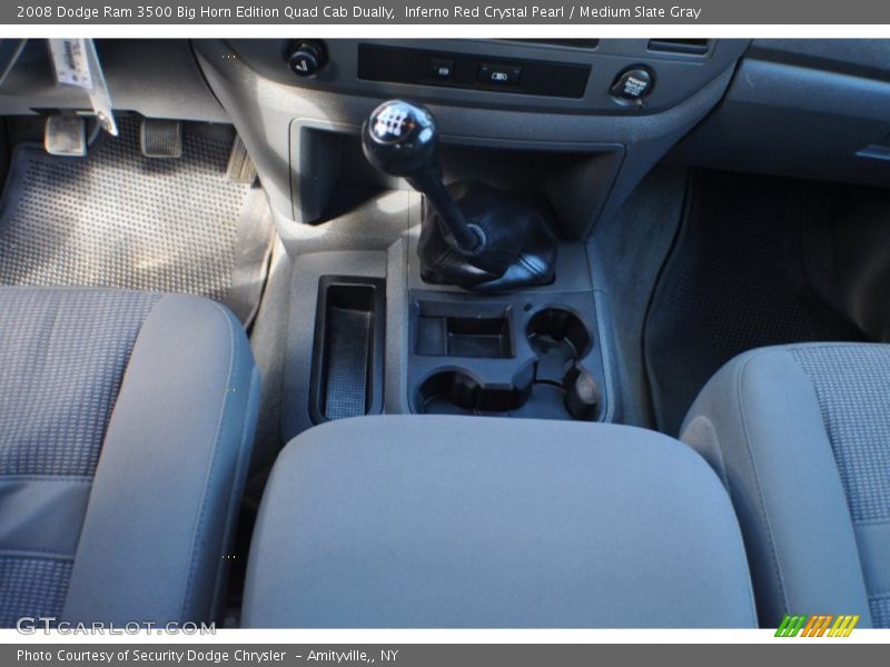 Inferno Red Crystal Pearl / Medium Slate Gray 2008 Dodge Ram 3500 Big Horn Edition Quad Cab Dually
