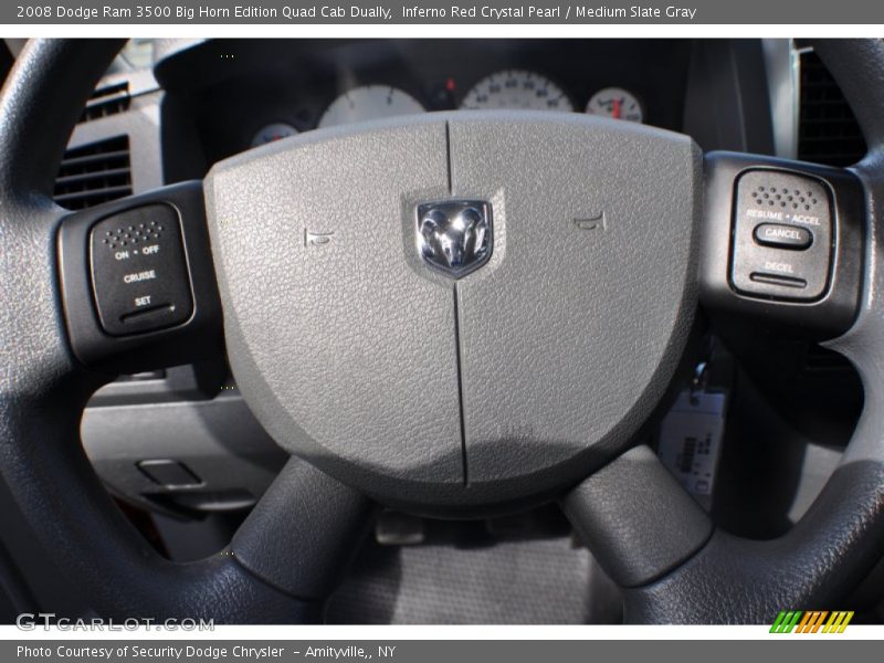 Inferno Red Crystal Pearl / Medium Slate Gray 2008 Dodge Ram 3500 Big Horn Edition Quad Cab Dually