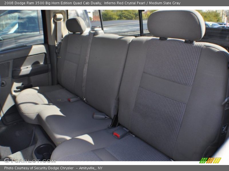 Inferno Red Crystal Pearl / Medium Slate Gray 2008 Dodge Ram 3500 Big Horn Edition Quad Cab Dually