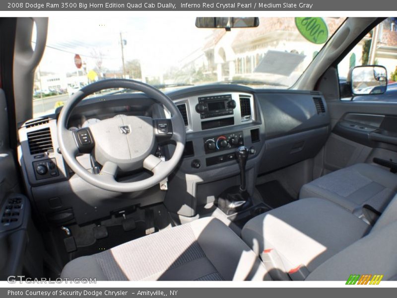 Inferno Red Crystal Pearl / Medium Slate Gray 2008 Dodge Ram 3500 Big Horn Edition Quad Cab Dually