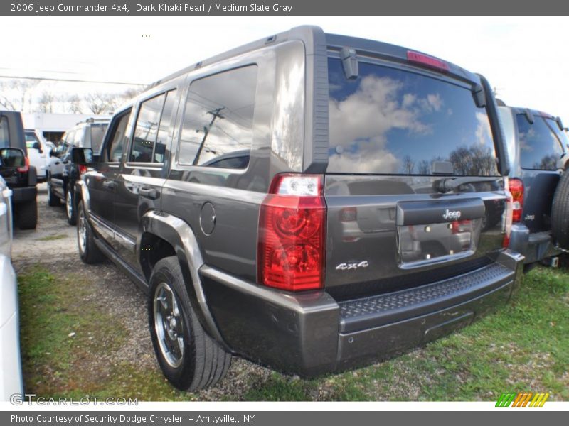 Dark Khaki Pearl / Medium Slate Gray 2006 Jeep Commander 4x4