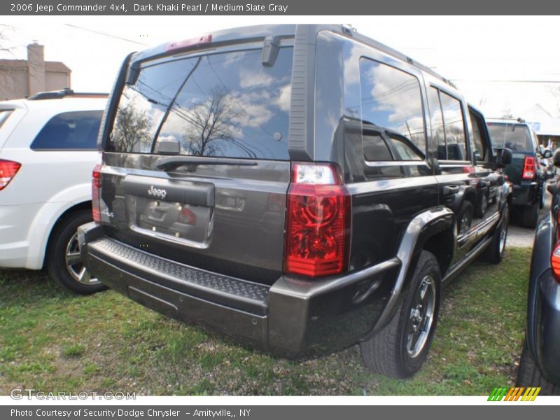 Dark Khaki Pearl / Medium Slate Gray 2006 Jeep Commander 4x4