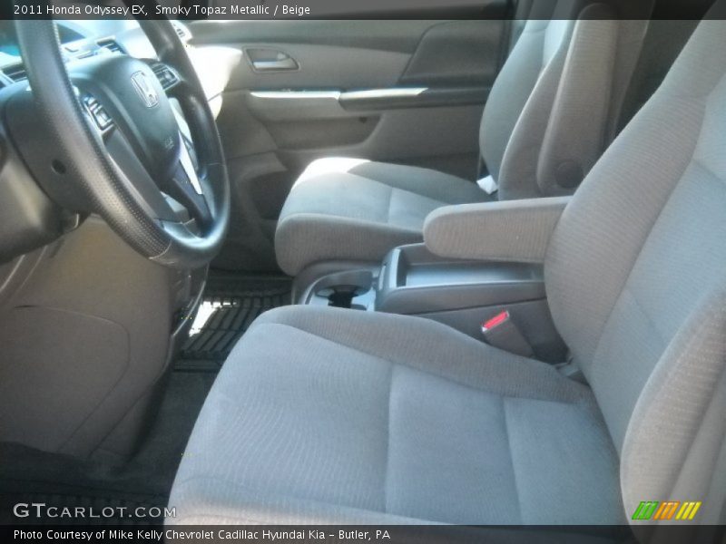 Smoky Topaz Metallic / Beige 2011 Honda Odyssey EX