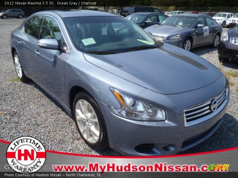 Ocean Gray / Charcoal 2012 Nissan Maxima 3.5 SV