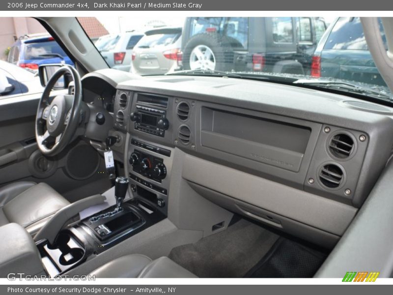 Dark Khaki Pearl / Medium Slate Gray 2006 Jeep Commander 4x4