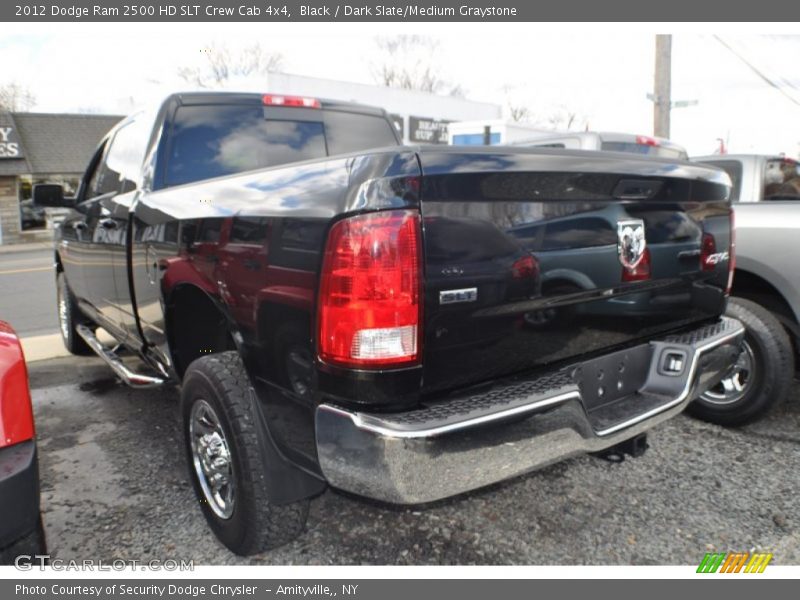 Black / Dark Slate/Medium Graystone 2012 Dodge Ram 2500 HD SLT Crew Cab 4x4