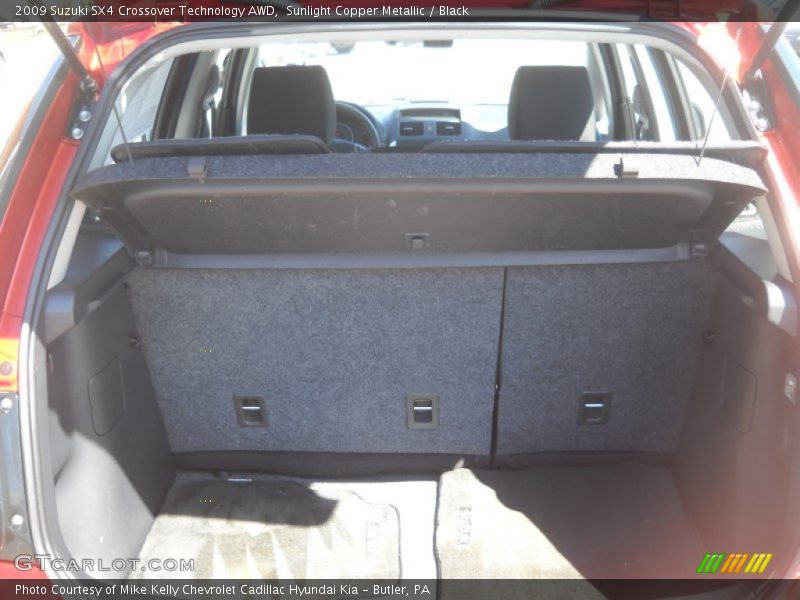 Sunlight Copper Metallic / Black 2009 Suzuki SX4 Crossover Technology AWD