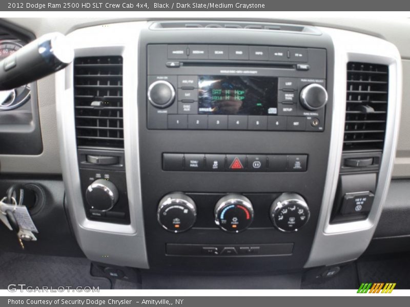 Black / Dark Slate/Medium Graystone 2012 Dodge Ram 2500 HD SLT Crew Cab 4x4