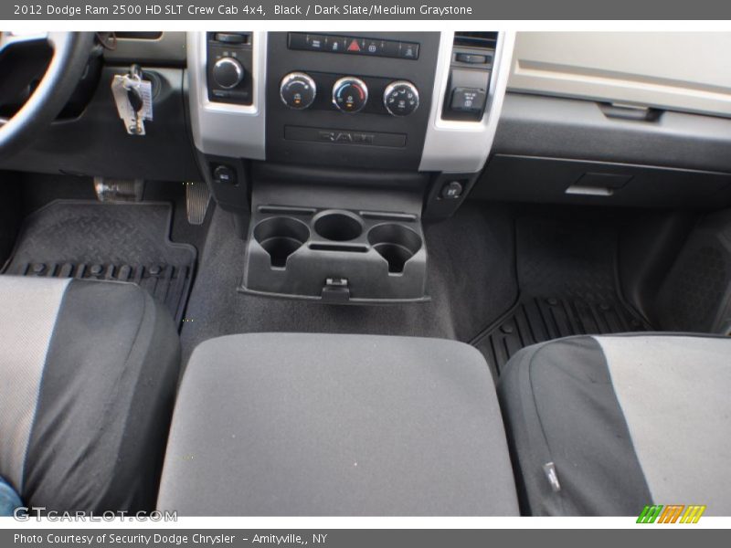 Black / Dark Slate/Medium Graystone 2012 Dodge Ram 2500 HD SLT Crew Cab 4x4