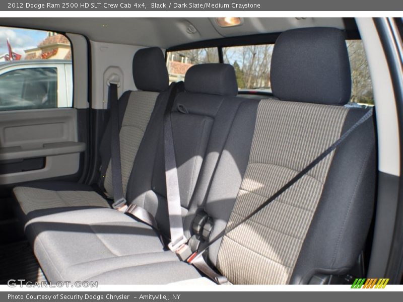 Rear Seat of 2012 Ram 2500 HD SLT Crew Cab 4x4