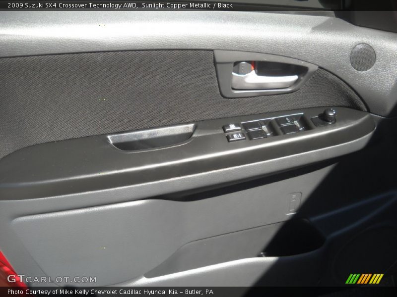 Sunlight Copper Metallic / Black 2009 Suzuki SX4 Crossover Technology AWD