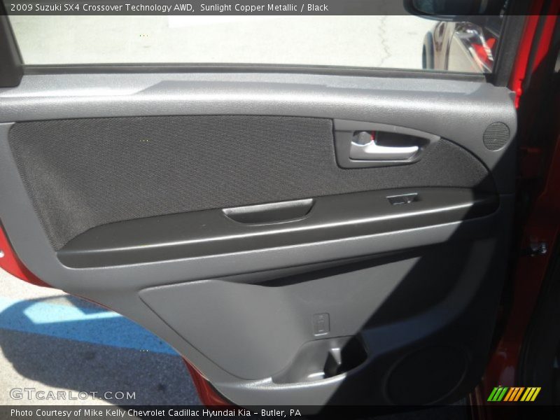 Sunlight Copper Metallic / Black 2009 Suzuki SX4 Crossover Technology AWD