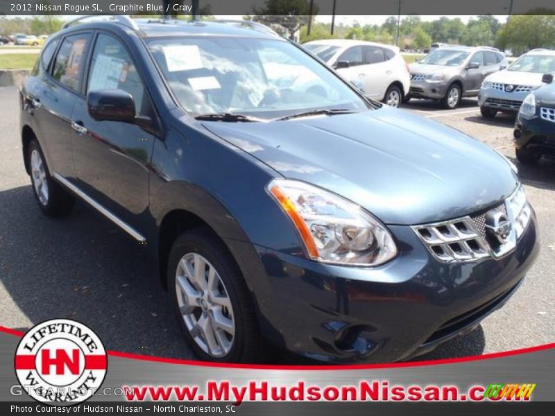Graphite Blue / Gray 2012 Nissan Rogue SL