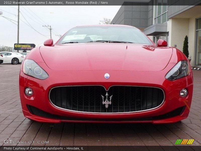 Rosso Mondiale (Red) / Nero 2012 Maserati GranTurismo S Automatic