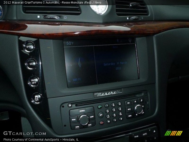 Rosso Mondiale (Red) / Nero 2012 Maserati GranTurismo S Automatic