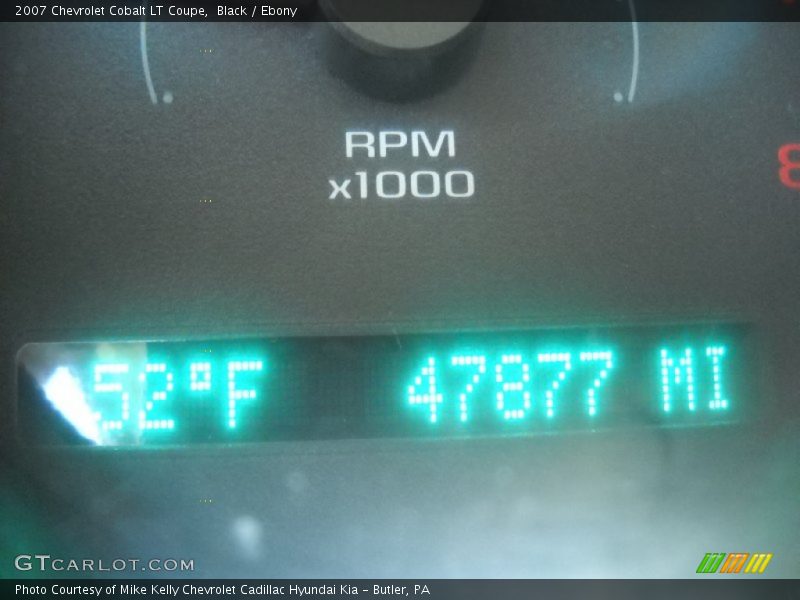 Black / Ebony 2007 Chevrolet Cobalt LT Coupe