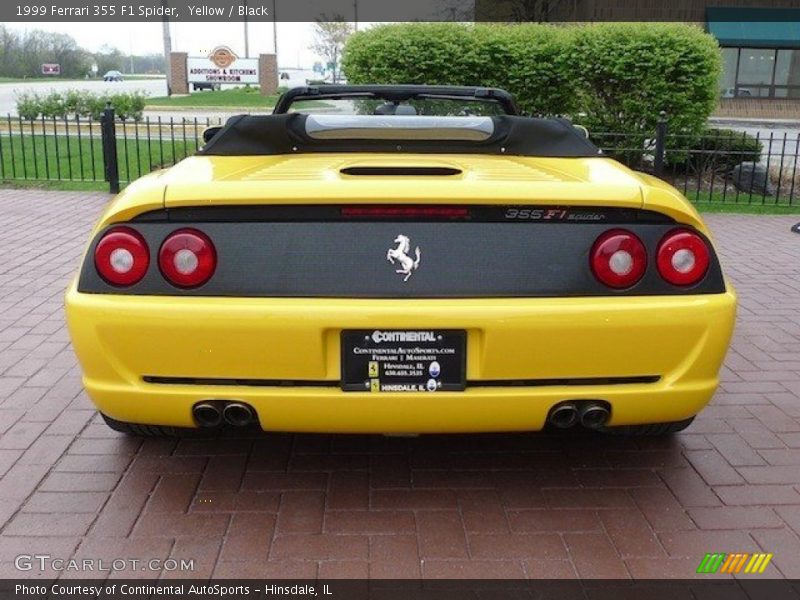 Yellow / Black 1999 Ferrari 355 F1 Spider