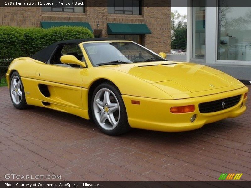  1999 355 F1 Spider Yellow