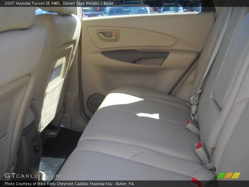 Desert Sage Metallic / Beige 2007 Hyundai Tucson SE 4WD