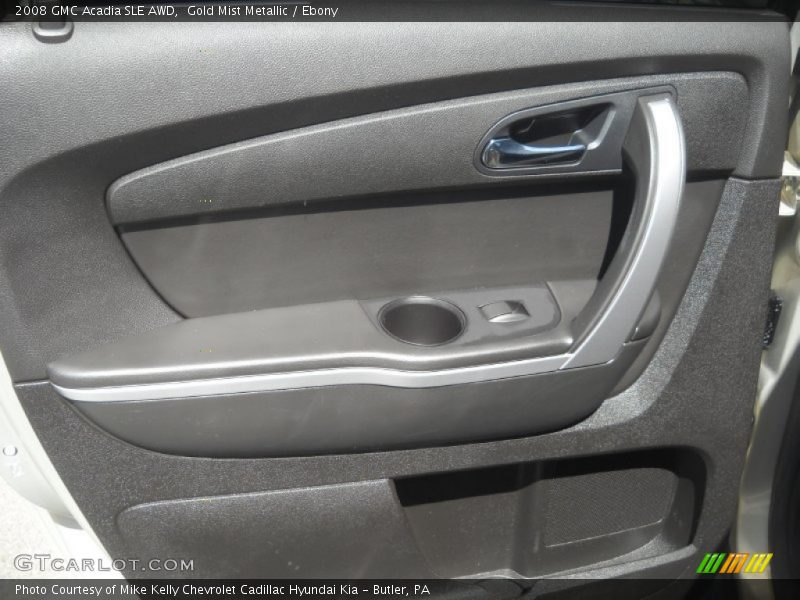 Gold Mist Metallic / Ebony 2008 GMC Acadia SLE AWD