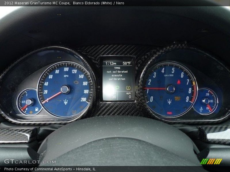  2012 GranTurismo MC Coupe MC Coupe Gauges