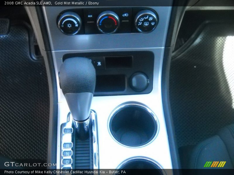 Gold Mist Metallic / Ebony 2008 GMC Acadia SLE AWD