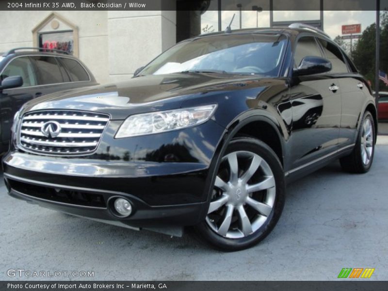 Black Obsidian / Willow 2004 Infiniti FX 35 AWD