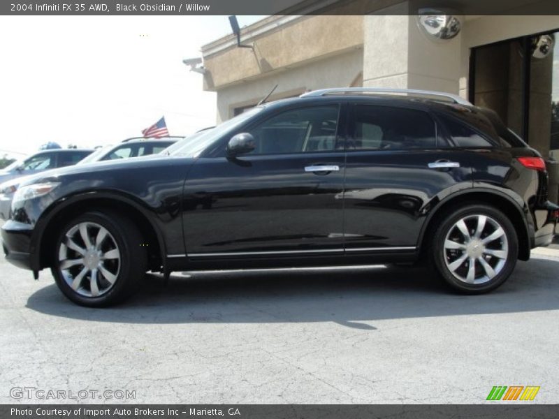 Black Obsidian / Willow 2004 Infiniti FX 35 AWD