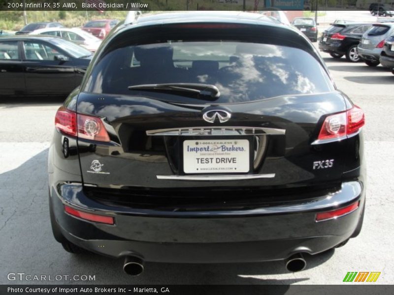Black Obsidian / Willow 2004 Infiniti FX 35 AWD