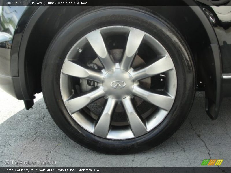 Black Obsidian / Willow 2004 Infiniti FX 35 AWD