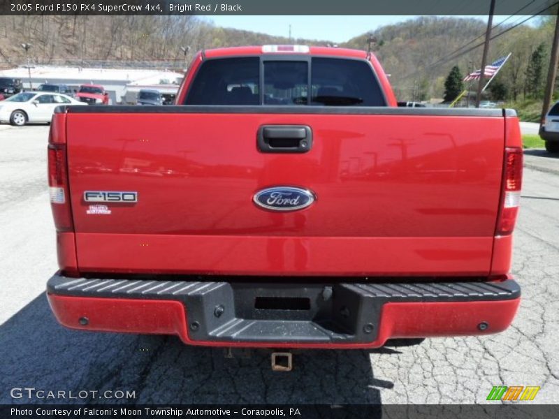 Bright Red / Black 2005 Ford F150 FX4 SuperCrew 4x4