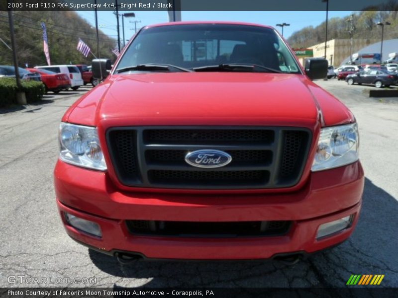 Bright Red / Black 2005 Ford F150 FX4 SuperCrew 4x4